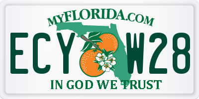 FL license plate ECYW28