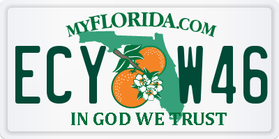 FL license plate ECYW46