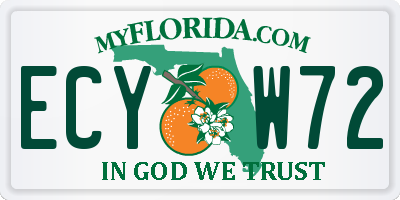 FL license plate ECYW72