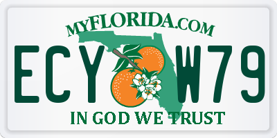 FL license plate ECYW79