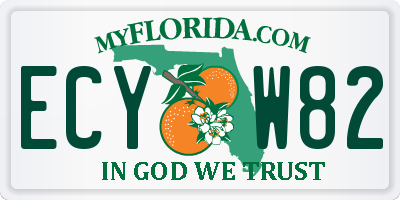 FL license plate ECYW82