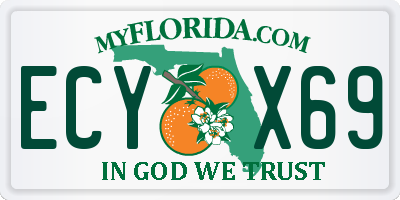 FL license plate ECYX69