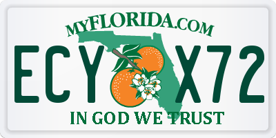 FL license plate ECYX72
