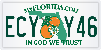FL license plate ECYY46