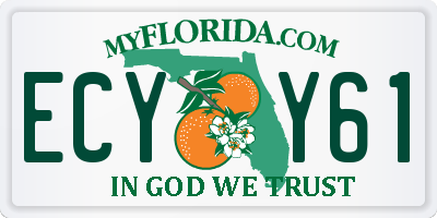 FL license plate ECYY61