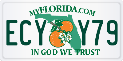 FL license plate ECYY79