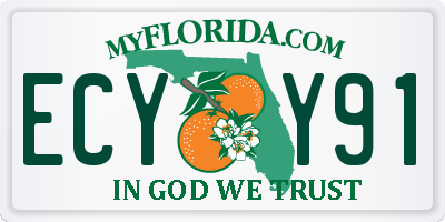 FL license plate ECYY91