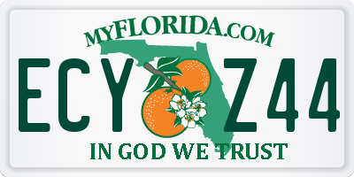 FL license plate ECYZ44