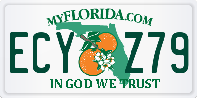 FL license plate ECYZ79