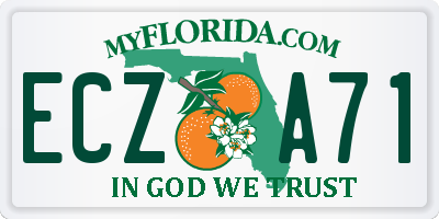 FL license plate ECZA71
