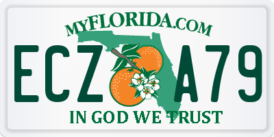 FL license plate ECZA79