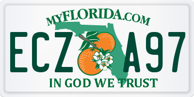 FL license plate ECZA97