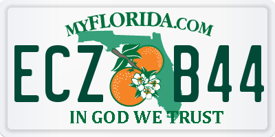 FL license plate ECZB44
