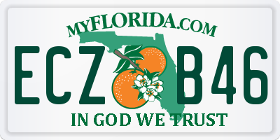 FL license plate ECZB46
