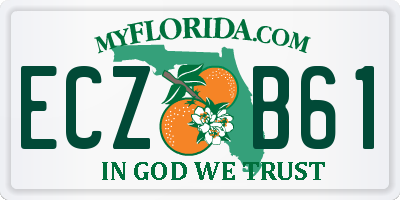 FL license plate ECZB61