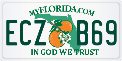 FL license plate ECZB69