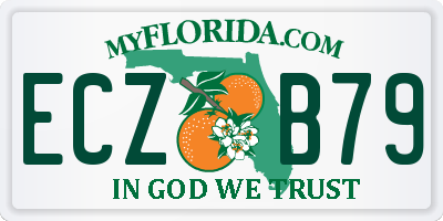 FL license plate ECZB79