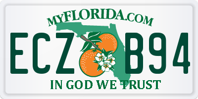 FL license plate ECZB94