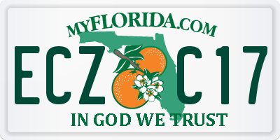 FL license plate ECZC17