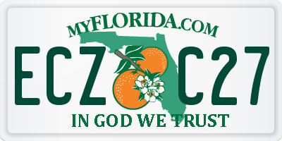 FL license plate ECZC27