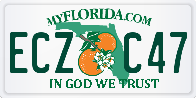 FL license plate ECZC47