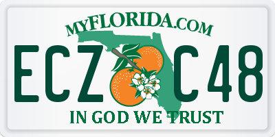 FL license plate ECZC48