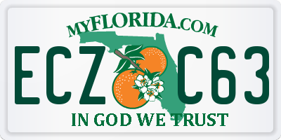 FL license plate ECZC63