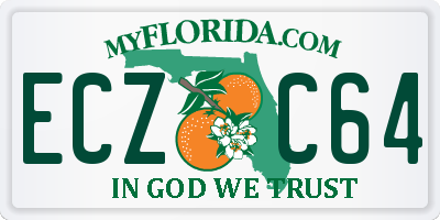 FL license plate ECZC64