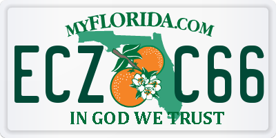 FL license plate ECZC66