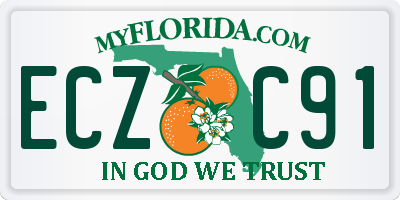 FL license plate ECZC91