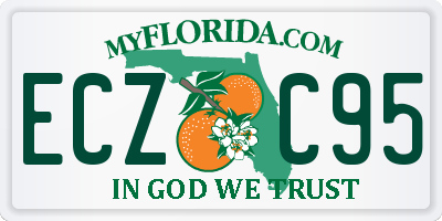 FL license plate ECZC95