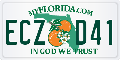 FL license plate ECZD41