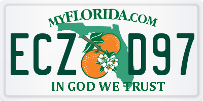 FL license plate ECZD97