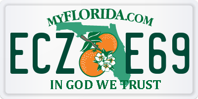 FL license plate ECZE69