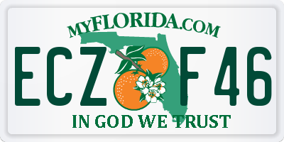 FL license plate ECZF46