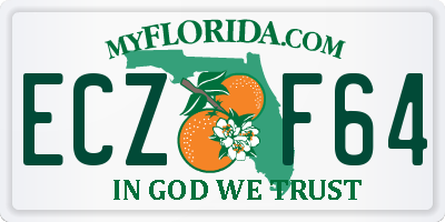 FL license plate ECZF64