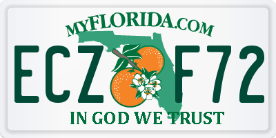 FL license plate ECZF72