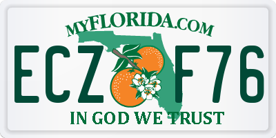 FL license plate ECZF76