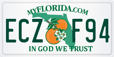 FL license plate ECZF94