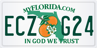 FL license plate ECZG24