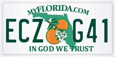 FL license plate ECZG41