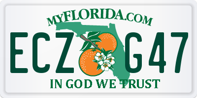 FL license plate ECZG47