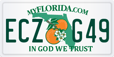 FL license plate ECZG49