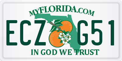 FL license plate ECZG51