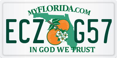FL license plate ECZG57