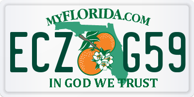 FL license plate ECZG59