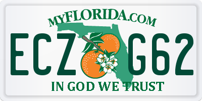 FL license plate ECZG62