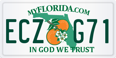 FL license plate ECZG71
