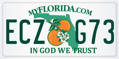 FL license plate ECZG73