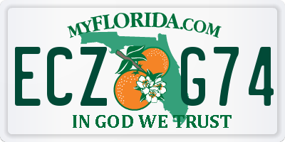 FL license plate ECZG74